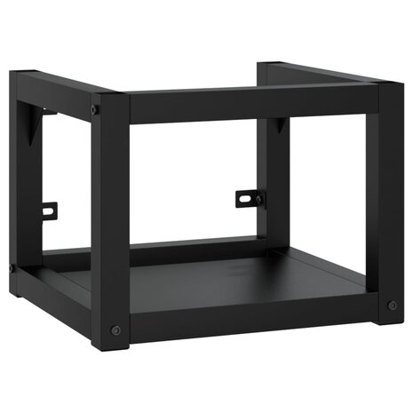 Wastafelframe met inbouwwastafel ijzer zwart 3