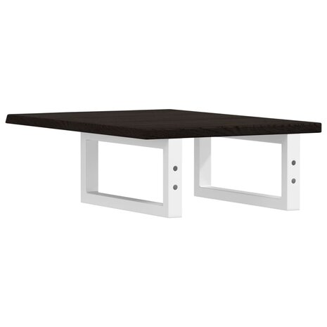 Badkamer wandschap staal en massief eikenhout 6