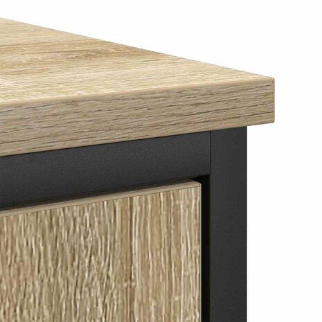 Badkamermeubelset 2 pcs Bruin 60 x 30 x 60 cm Bewerkt hout 9
