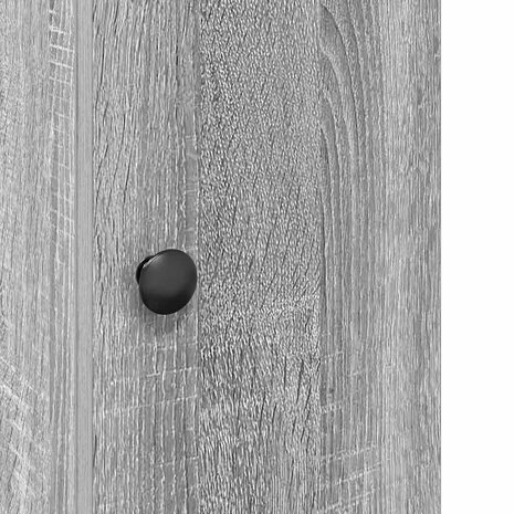 Badkamerkast met rolhouder 20,5x22x72 cm grijs sonoma eiken 9