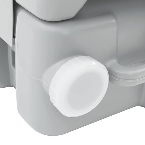 Camping Toilet Grijs 41.5 x 36.5 x 42 cm 6