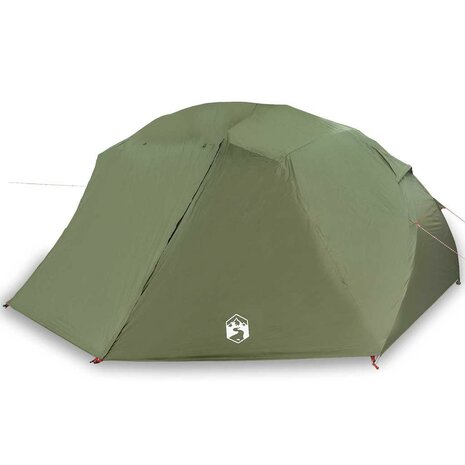 Vistent met dak Olijfgroen 514 x 465 x 187 cm Polyester 3