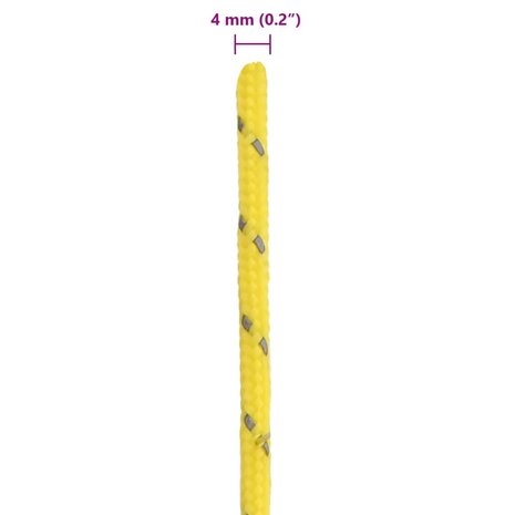 Tentscheerlijnen met spanners 8 st reflecterend 4 m 4 mm 8