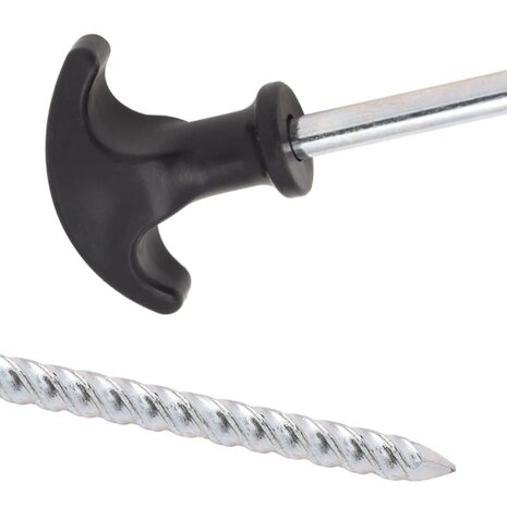 Tentharingen 24 st Ø7 mm 17 cm gegalvaniseerd staal 5
