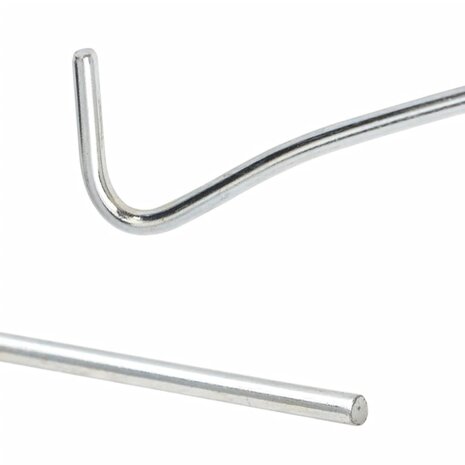 Tentharingen 25 st Ø4 mm 23 cm gegalvaniseerd staal 4