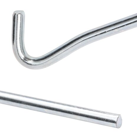 Tentharingen 25 st Ø7 mm 23 cm gegalvaniseerd staal 4