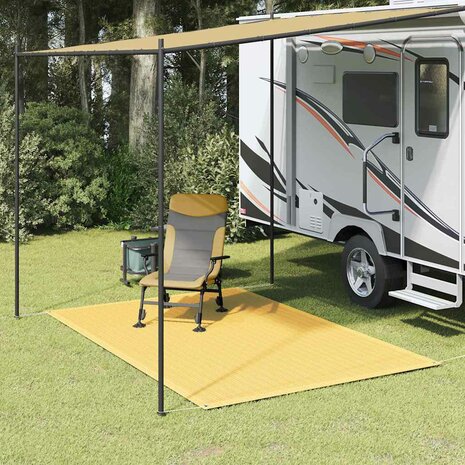 Tenttapijt 250x200 cm HDPE beige 1