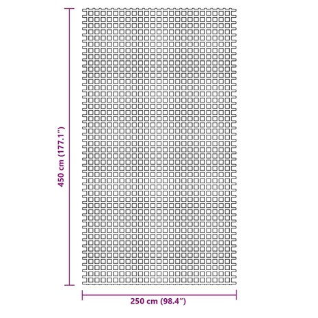 Tenttapijt 4,5x2,5 m groen 7