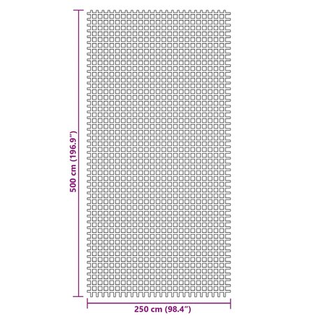 Tenttapijt 5x2,5 m groen 7