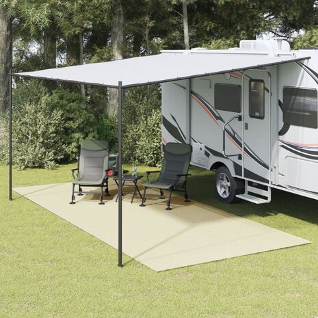 Tenttapijt 6x2,5 m crèmekleurig 1