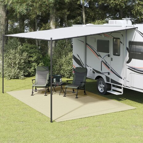 Tenttapijt 5x3 m crèmekleurig 1