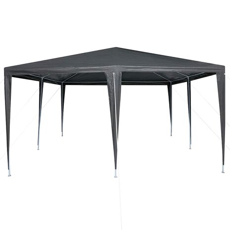 Partytent Antraciet en Wit 400 x 400 x 266 cm 5