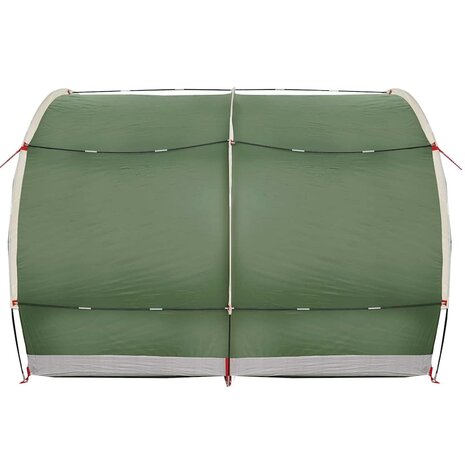 Fietstent met dak met opslag Groen 256 x 222 x 182 cm 6