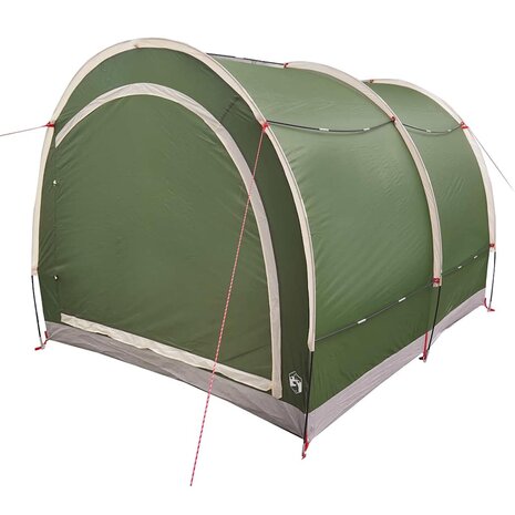 Fietstent met dak met opslag Groen 256 x 222 x 182 cm 7