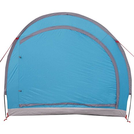 Fietstent met dak met opslag Blauw 256 x 222 x 182 cm 5