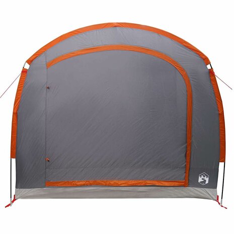 Tent met dak Grijs en oranje 268 x 240 x 191 cm Polyester 2