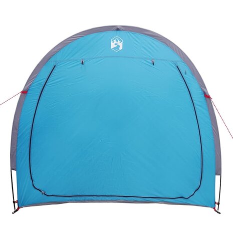 Fietstent met dak met opslag Blauw 210 x 90 x 174 cm 5