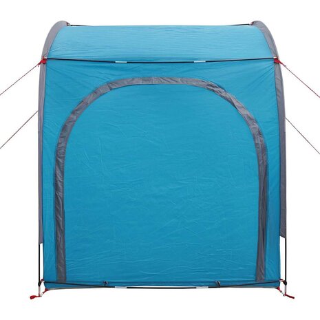 Fietstent met dak met opslag Blauw 218 x 156 x 180 cm 6