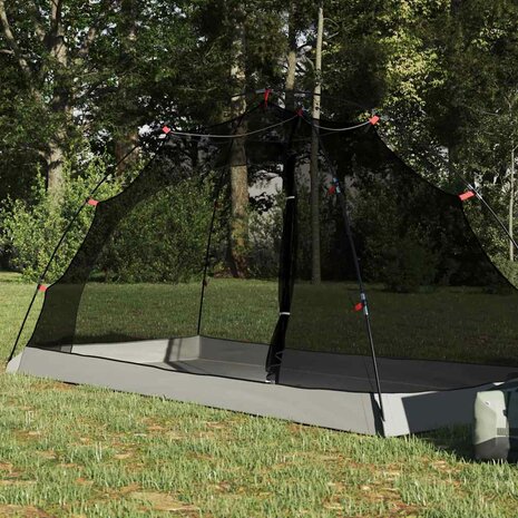 Tent met dak Anders Grijs en zwart 236 x 108 x 120 cm 4