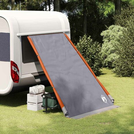 Tent met dak Anders Grijs en Oranje 140 / 190 x 150 x 185 cm 3
