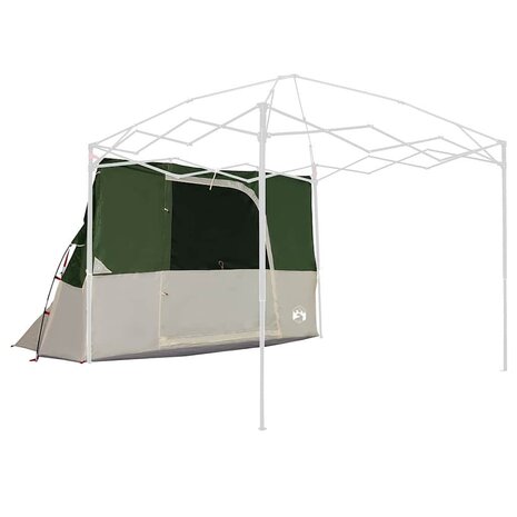 Tent met dak Anders Groen en Zwart 2