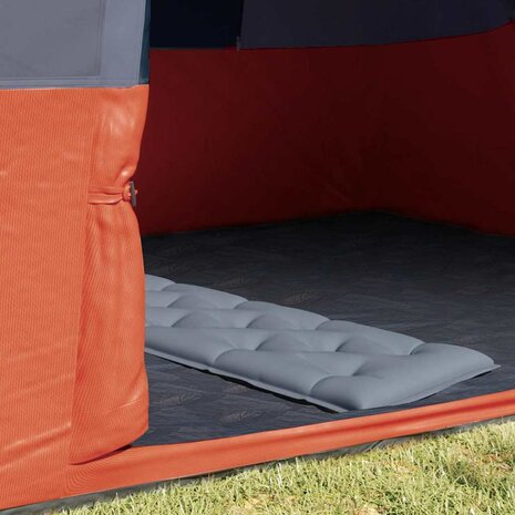Tent met dak Anders Grijs en Oranje en Zwart 3