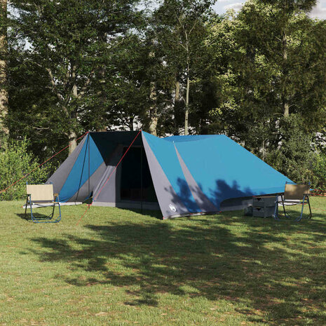 Gezinstent met dak Blauw en Grijs 660 x 456 x 200 cm 1