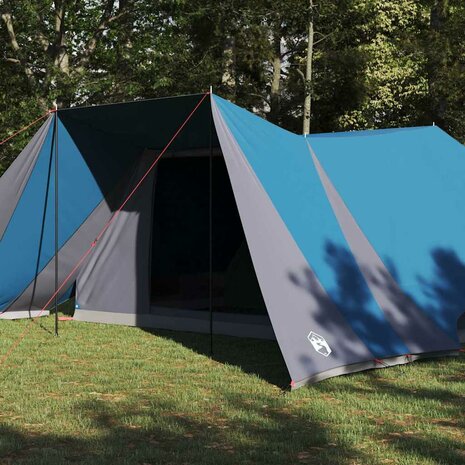 Gezinstent met dak Blauw en Grijs 660 x 456 x 200 cm 4