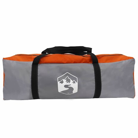 Gezinstent Grijs en oranje 833 x 585 x 216 cm Polyester 9
