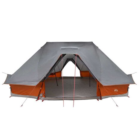 Familie Tipi Tent met dak Grijs en Oranje 680 x 430 x 270 cm 5