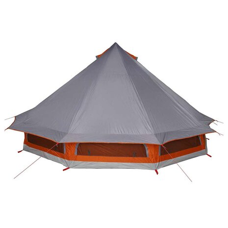 Familie Tipi Tent met dak Grijs en Oranje 508 x 470 x 300 cm 7