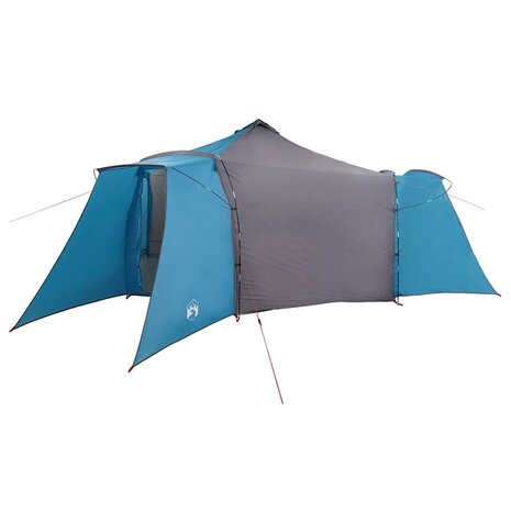 Tipi Tent met dak Blauw en Grijs 492 x 492 x 275 cm Stof 2