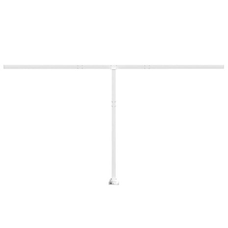 Luifelpaalset 450x245 cm ijzer wit  3