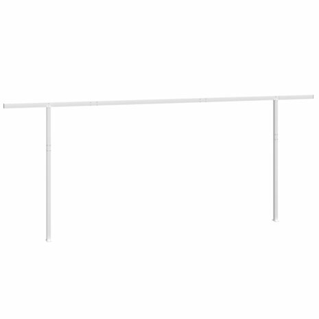Luifelpaalset 600x245 cm ijzer wit  2