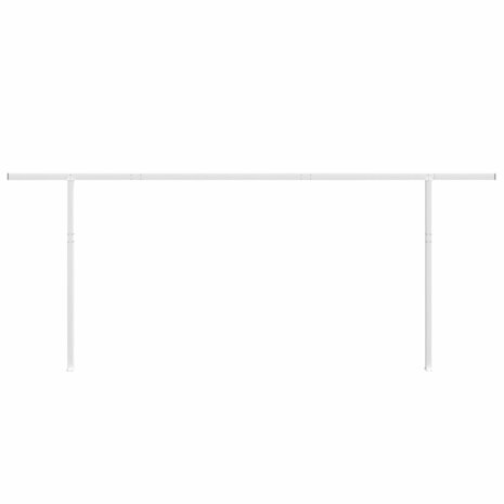 Luifelpaalset 600x245 cm ijzer wit  3