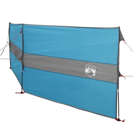 Windscherm camping waterdicht 344x120 cm blauw 5