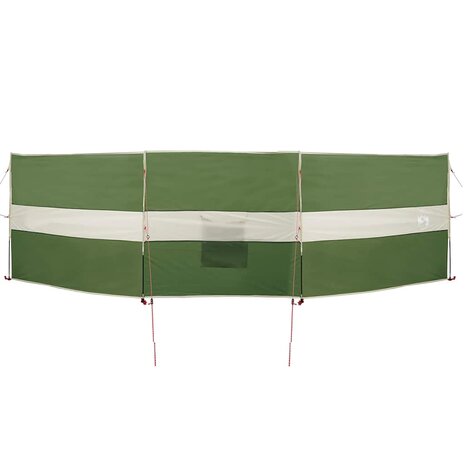 Windscherm camping waterdicht 490x123 cm groen 4