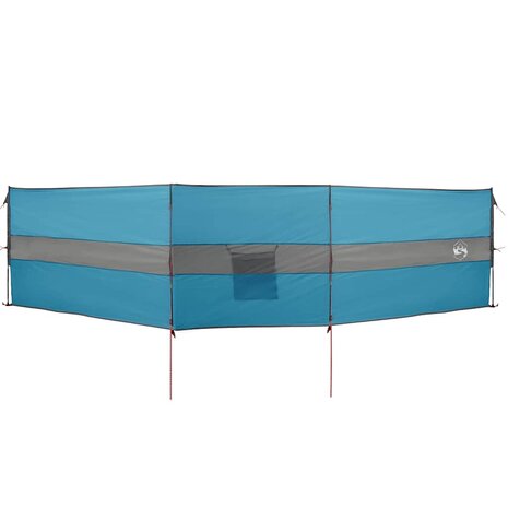 Windscherm camping waterdicht 490x123 cm blauw 2