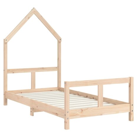 Kinderbedframe 80x160 cm massief grenenhout 3