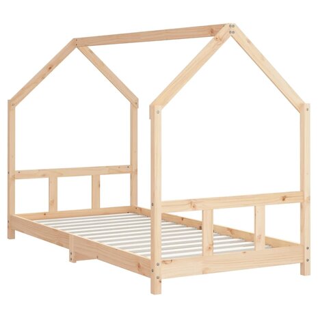Kinderbedframe 90x200 cm massief grenenhout 3