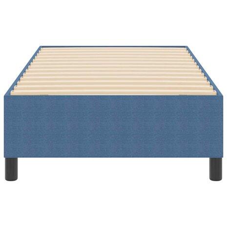 Boxspring bed Blauw 90 x 200 cm Katoenen stof 6