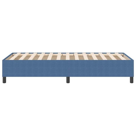 Boxspring bed Blauw 90 x 200 cm Katoenen stof 7