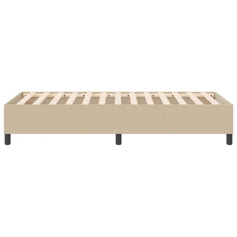 Boxspring bed Grijs groen 90 x 200 cm Katoenen stof 7