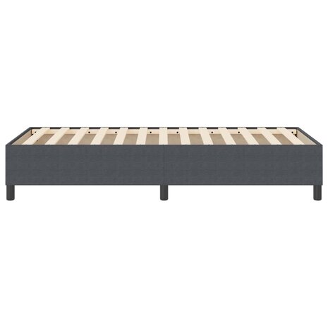 Boxspring bed Donkergrijs 100 x 200 cm Katoenen stof 7