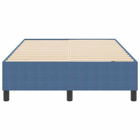 Boxspring bed Blauw 120 x 190 cm Katoenen stof 6