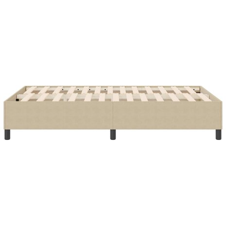 Boxspring bed Grijs groen 120 x 190 cm Katoenen stof 7