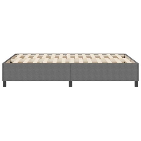 Boxspring bed Lichtgrijs 120 x 200 cm Katoenen stof 7