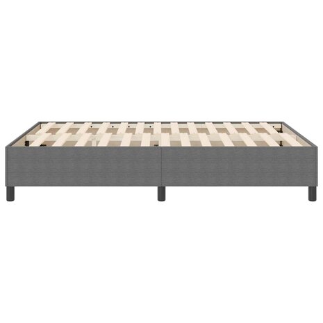 Boxspring bed Lichtgrijs 140 x 190 cm Katoenen stof 7