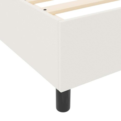 Boxspring bed Crème 140 x 200 cm Katoenen stof 9