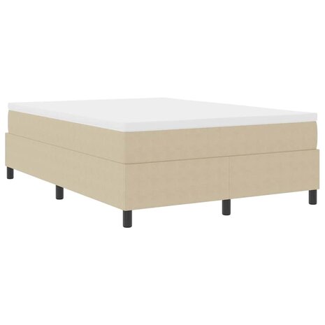 Boxspring bed Grijs groen 140 x 200 cm Katoenen stof 3